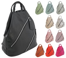 + Damen Tasche Schultertasche Rucksack Shopper Citybag Leder Optik