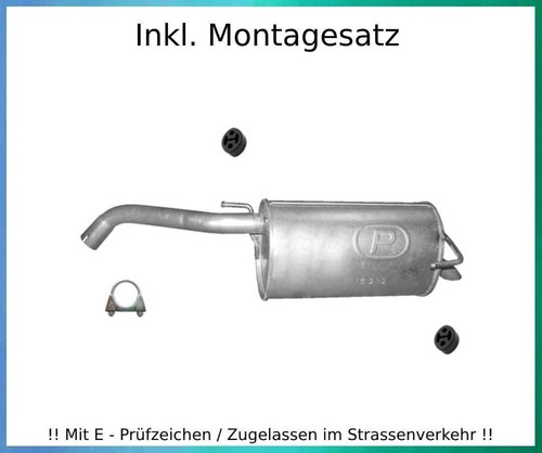 Endschalldämpfer nissan micra - endschalldämpfer,