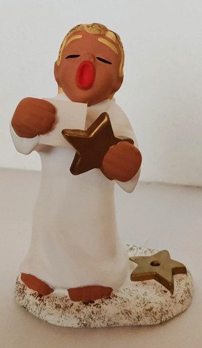 Weihnachtsengel rot ceramic - rot,
