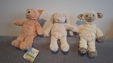 UK Tonies 3x Steiff Soft Cuddly Jimmy Bear Hoppie Hase, Lita Lamm