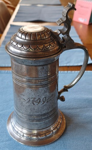 Bierhumpen mit deckel echtes - mit,