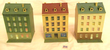 3 verschiedene STADTHÄUSER (12,5cm) von POLA, MODELLEISENBAHN SPUR H0 (B72)