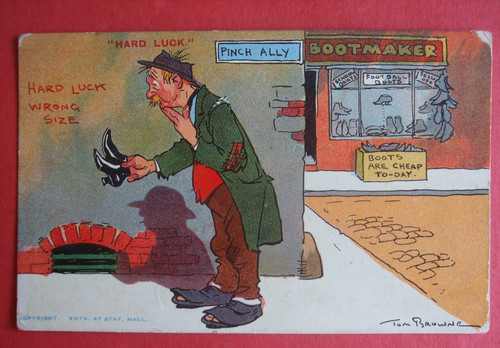 Tom browne comic hard luck - tom,