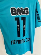 Neymar 11 FC Santos Auswärtstrikot 2012/13 Blau L