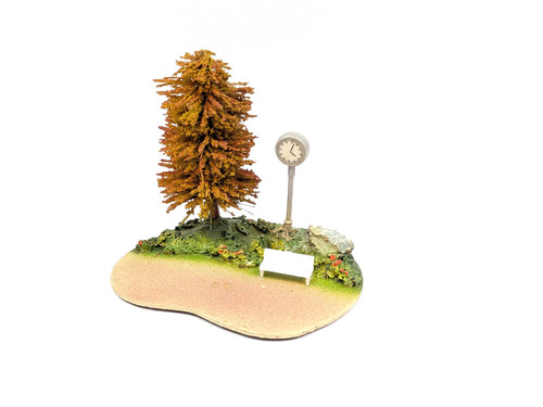 Noch 777 diorama - bank, mit