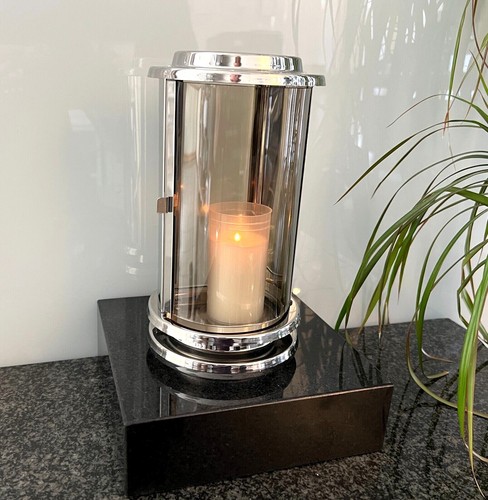 Edelstahl grablaterne vase - grablaterne,