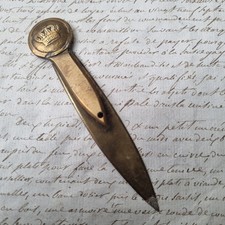 Vintage Seitenmarke mit Krone