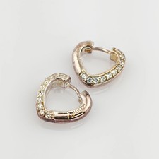 JOOP! Silber Creolen Herzform