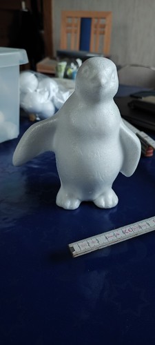 Styropor pinguin figur deko - pinguin,