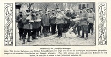 Verteilung der Feldpostsendungen aus dem Feldpostsack im Osten 1. WK 1914