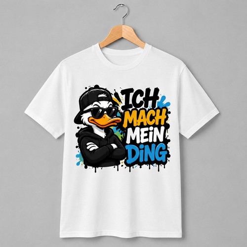 Lustiges enten t shirt - lustiges,