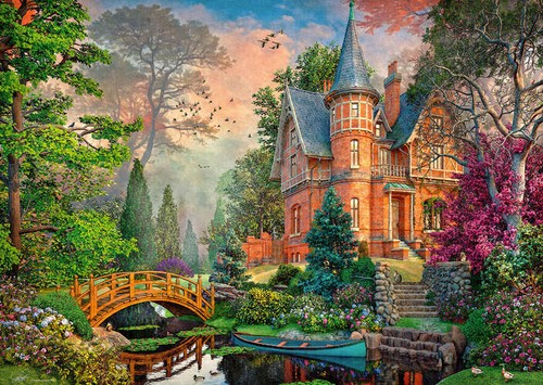 Puzzle die villa - puzzle, aus