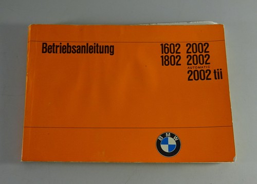 Betriebsanleitung bmw 1602 - 1602, /