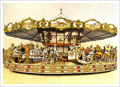 Circus plakat zirkuskarussell - circus,