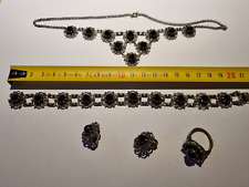 Trachtenschmuck silber granat