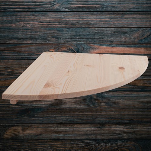 Eckregal aus holz 40x40cm - eckregal,