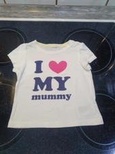 Weißes "i love my mummy"