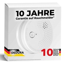 10x Rauchmelder Set DIN EN