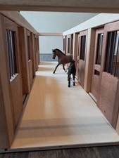 1x Pferdestall Schleich Pferde