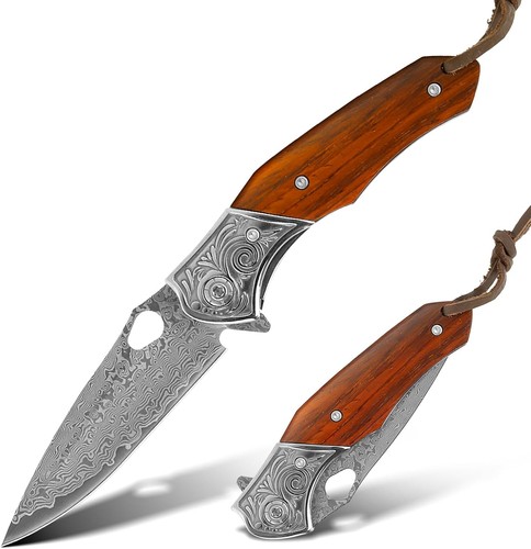 Outdoor damast taschenmesser - outdoor,