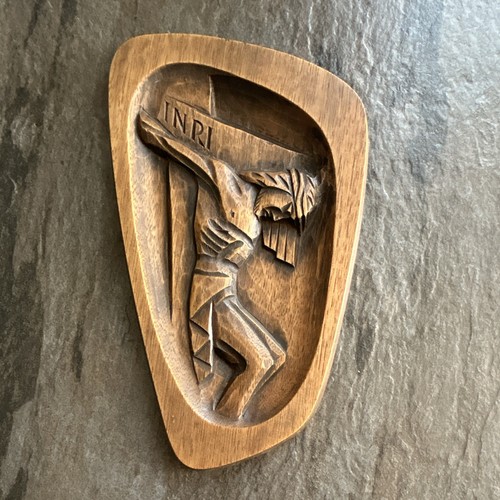 Kruzifix holzrelief wandbild - holzrelief,