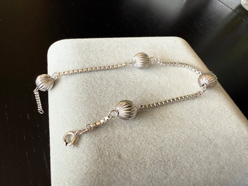 Feines weißgold armband 333 - weißgold-armband,