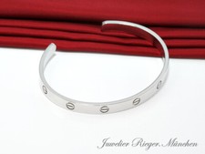 Cartier Armreif Love Offen Weissgold 750 Größe 16 Alter 2023 Gold Armband