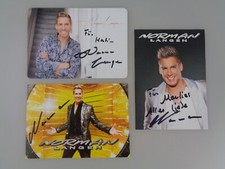 3 Autogrammkarten - Norman