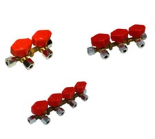 Verteilerblock Propangas Doppel Dreifach Vierfach Verteiler Gasverteiler Abzweig