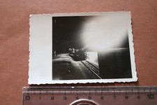  altes Foto - feuerndes Eisenbahngeschütz ???