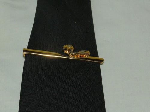Goldener krawattenclip - goldener,