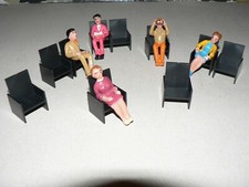 10 Lounge Sessel für Carrera Bahn für Deko NEU