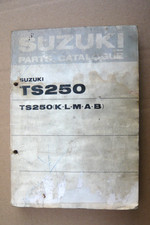 Suzuki ts250 parts catalogue - suzuki,