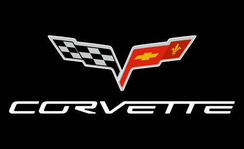 Chevrolet corvette fahne usa - chevrolet,