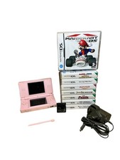 Nintendo lite pink bundle 8 - nintendo,