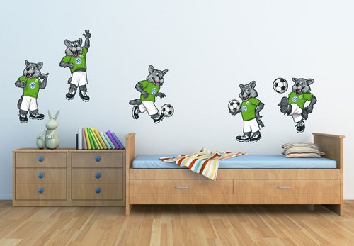 Wandtattoo vfl wolfsburg - wandtattoo,