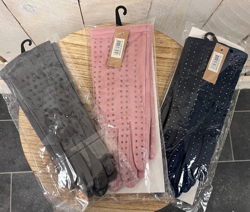 Damen*Handschuhe*Glitzersteine
