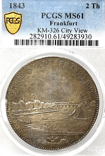 Deutsche states frankfurt - states, 1843
