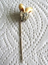 GRANDEL - Anstecknadel - Trachtenschmuck - 835 Silber - Vergoldet