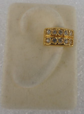 Neugablonz: Ohrklammer/Ohrclip um 1970er Jahre Swarovski Elements (116246)