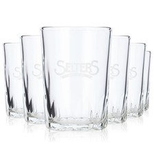 6x Selters Wasser Glas