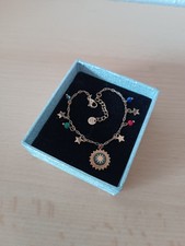 Sonne Mond Sterne - ARMBAND Armkette KETTCHEN 14-17 cm EDELSTAHL 316L 