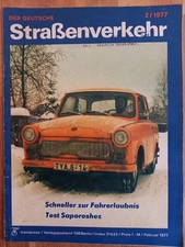 Der deutsche Straßenverkehr Heft 2/1977 Saporoshez 968 Wohnanhänger Intercamp HS