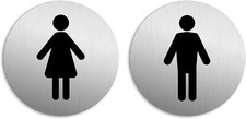 Schilder WC Damen + WC Herren
