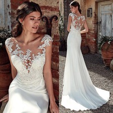 Spitze mermaid brautkleid - mermaid,