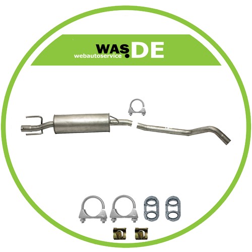 Auspuff mitteltopf opel corsa - auspuff,