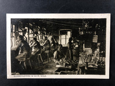 AK antike Postkarte Glasschleiferei Bayerischer Wald - Pongratz Zwiesel - ungel.