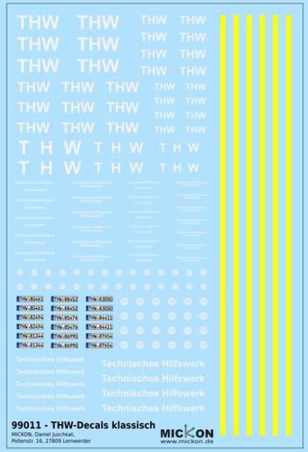 Decals für thw - für,