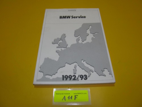 Bmw service heft - service,