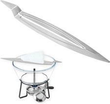 Feuerzange Zuckerzange für Feuerzangenbowle Groß Edelstahl 5,5x33 cm Silber